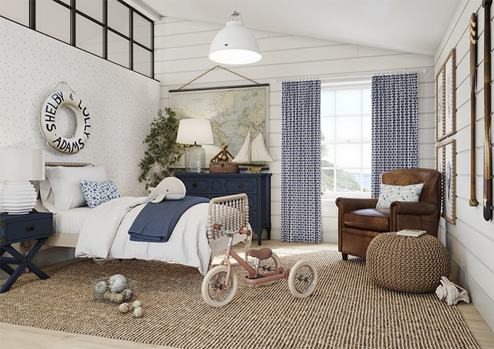 Whaley Great, Gingham Star Shore - Made to Measure Curtains - Image 7